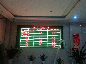 室内双色led显示屏